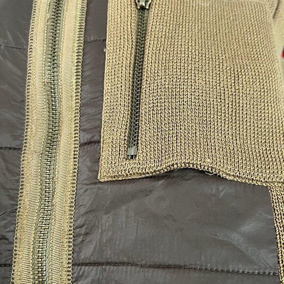 Eddie Bauer Quilted Knit Utility Vest Outdoorsy Camping Sleeveless Coat Jacket - Picture 11 of 12